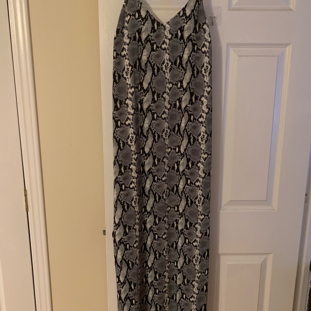 Buddy Love Black/White Snakeskin Dress